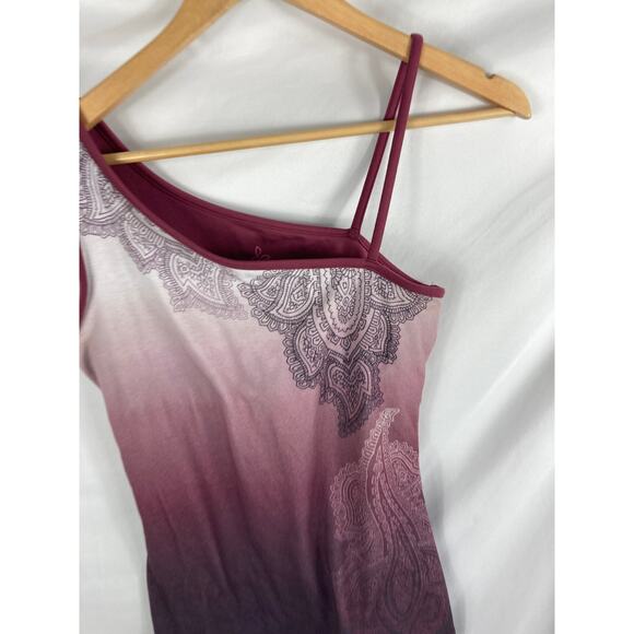 Prana Patterned Athletic Tank Purple Size Medium - Picture 2 of 4